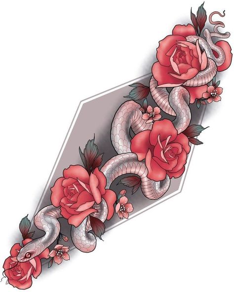 Sleeve Sketch, Neo Traditional Roses, Tattoo Homme, Indie Tattoo, Big Cat Tattoo, This Week, Food Tattoos, Japan Tattoo Design, Snake Tattoo Design