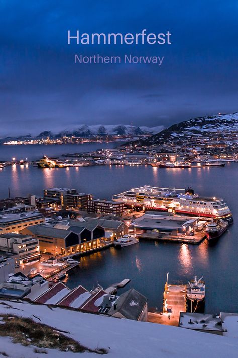 Hammerfest Norway, Harstad Norway, Finnmark Norway, Norway Winter, Beautiful Norway, Northern Norway, Harbor Town, Visit Norway, Norway Travel