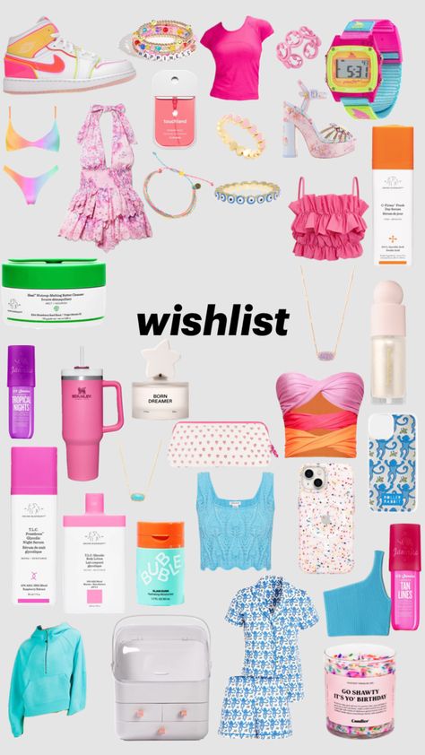 #preppy #wishlist #drunkelephant Preppy Goodie Bags, Preppy Christmas Outfit, Preppy Wishlist, Preppy Essentials, School Survival Kits, Dream Wishlist, Preppy Party, Wishlist Ideas, Preppy Gifts