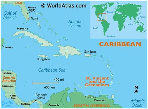 St Vincent and the Grenadines Maps & Facts - World Atlas Map Of Haiti, Trinidad And Tobago Map, Aruba Map, Dominican Republic Map, Puerto Rico Map, Jamaica Map, Saint Vincent And The Grenadines, Physical Map, Lesser Antilles