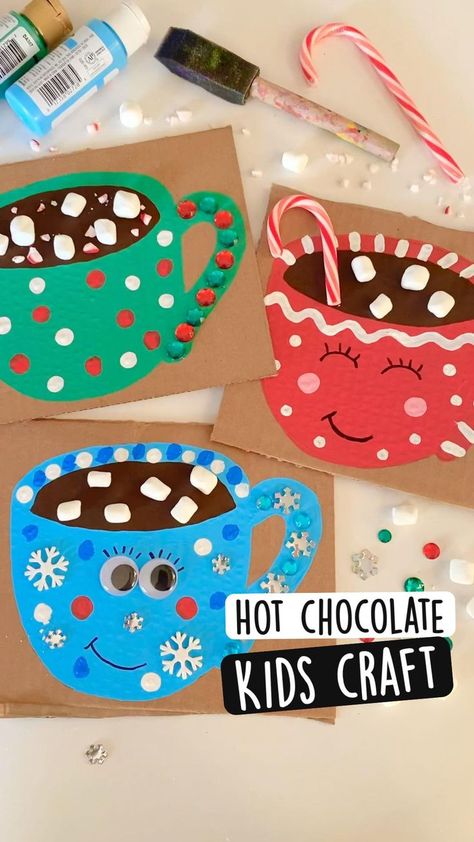 Hot chocolate | Preschool crafts, Winter crafts preschool, Winter crafts Preschool Crafts Winter, Preschool Winter Crafts, Winter Crafts Preschool, January Crafts, December Crafts, Preschool Christmas Crafts, Christmas Arts And Crafts, Daycare Crafts, Winter Crafts For Kids