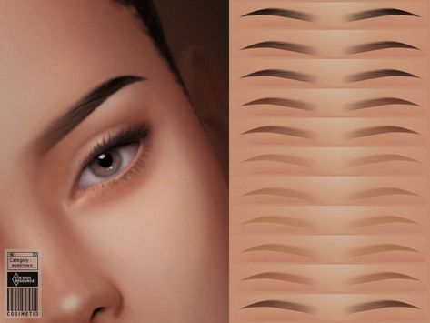 cosimetic's Eyebrows | NO 30 Knight Skin Sims 4 Cc, Sims 4 Cc Face Details Female, Sims 4 Mods Eyeshadow, Sims 4 Cc Eyelid Overlay, Sims 4 Alpha Kitchen Cc, Sims 4 Grills, Sims4 Cc Eyes Shape, Sims4 Cc Clothing Female Hair, Sims 4 Cc Body Suit