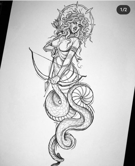 Medusa Shoulder Tattoos For Women, Medusa Tattoo Arm, Tattoos Medusa, Tats Ideas, Medusa Tattoo Design, Medusa Gorgon, Full Leg Tattoos, Greek Mythology Tattoos, Warrior 3