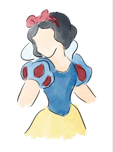 Snow White, Disney, Blue, White