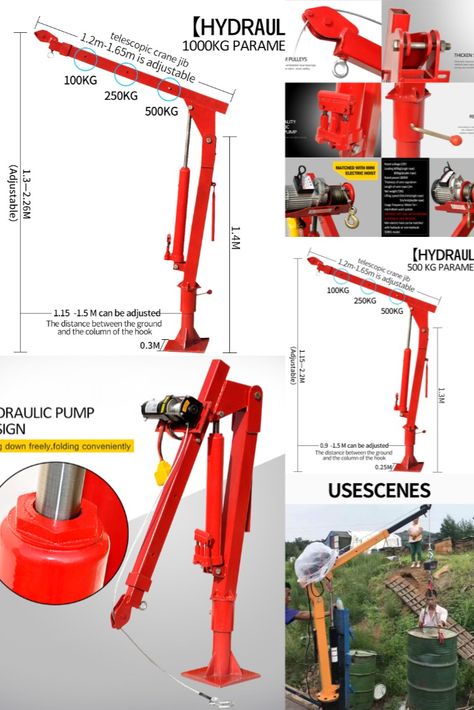 Crane Safety, Log Trailer, Crane Mobile, Tractor Idea, Truck Mounted Crane, Gantry Crane, Trailer Plans, Mini Truck, Fabrication Tools