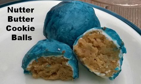 nutter butter cookie balls edited Nutter Butter Balls Recipe, Monster Cookie Energy Balls, Monster Cookie Oatmeal Energy Balls, Cookie Monster Protein Balls, Pure Romance Party Food, Bachelorette Party Snacks, Monster Cookie Protein Bites, Bachelorette Food, Bachelorette Party Food