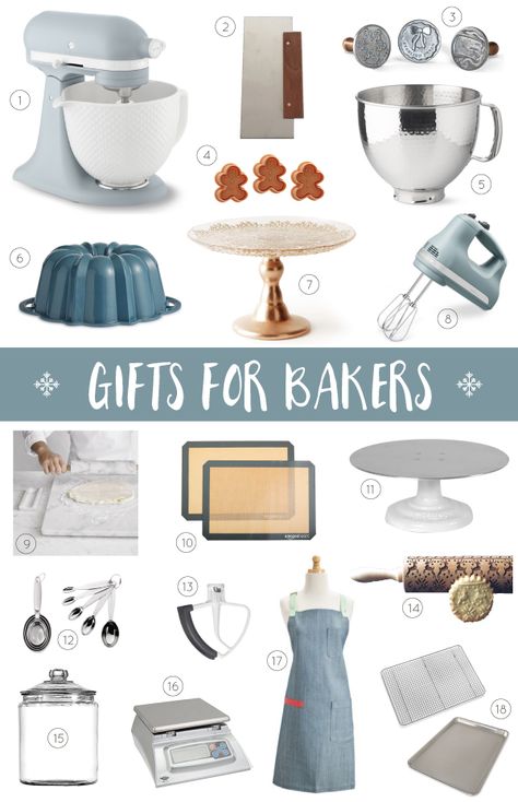 Gifts For Bakers, Unique Christmas Gift Ideas, Gifts For A Baker, Gift Guide For Him, Cake Blog, Unique Christmas Gift, Baking Gifts, Kitchen Gifts, Christmas Gift Guide