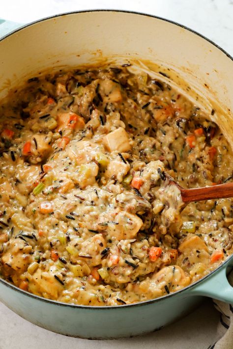 Wild Rice Recipes Casseroles, Chicken Casserole Recipes Dairy Free, Low Calorie Winter Meals, Chicken And Wild Rice Recipes, Wild Rice And Chicken Casserole, Wild Rice Chicken Casserole, Monday Night Dinner Ideas, Rice Chicken Casserole, Warm Recipes