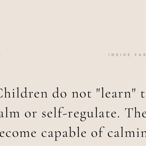 Anjali Jagtiani | Certified Conscious Parenting Coach on Instagram: "Time and again, we show them how by doing it with them. Calming and self-regulation aren’t learned through words but felt in the moments we’re there, guiding them back to calm. It’s our consistent presence that teaches them, not our instructions. ❤️

Quote Credit: @dr.vanessalapointe ❣️

Follow @insideparenting & @dr.vanessalapointe for more

#insideparenting #parenthood #parenting #newparent #momsofinstagram #parentinglife #parent #motherhoodunited #momsofig #realmoms #pregnant #momreels #realparenting #thisismotherhood #momtobe #momtruth #motherhoodmoments #pregnancy #momlife #mom #momquotes #motherhood #mumsofinstagram #motherhoodquotes #toddlermom #positiveparenting" Parenting Coach, Real Moms, Conscious Parenting, Toddler Mom, Instagram Time, Self Regulation, Mom Quotes, Positive Parenting, New Parents