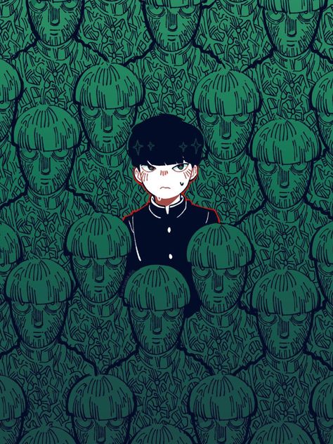 Mob Psyco100 Icon, Arte Doodle, Mob Physco 100, Pretty Art, Aesthetic Art, Anime Wallpaper, Art Style, Manga Anime, Art Inspo