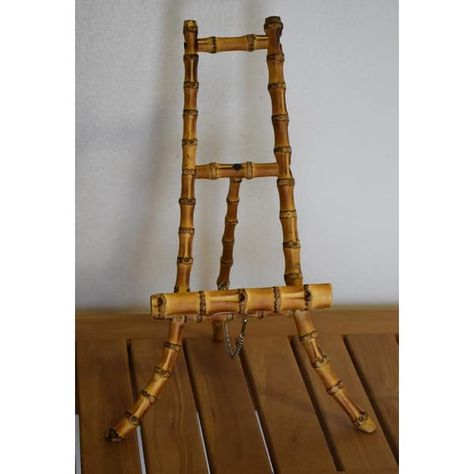 Handmade Bamboo Easel Frame (Vietnam) - On Sale - Bed Bath & Beyond - 11342478 Bamboo Easel, Bamboo Roots, Ceramic Yarn Bowl, Photo Frame Display, Tabletop Picture Frames, Bamboo Table, Life Tools, Picture Stand, Star Diy