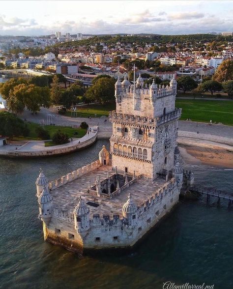 Love Portugal - For 500 years, the Belem Tower has always... | Facebook Belem Tower, Belem, Lisbon Portugal, Old Buildings, Tower Bridge, Lisbon, The Great Outdoors, Europe Travel, Places To See