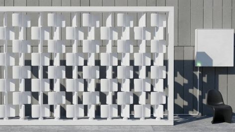 A New Wind Power Wall Could Produce Over 10,000 KWh a Year Wind Energy Architecture, Fluid Design Architecture, Wind Architecture, Wind Design, Wind Power Generator, Wind Energy, 자수 디자인, An Aesthetic, Wind Power