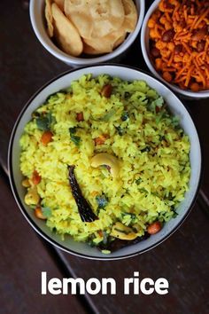 Chitranna Recipe, Quick Rice Recipes, Lemon Rice Recipe, Paneer Biryani, Quick Rice, Dude Food, Morning Recipes Breakfast, South Indian Recipes, Spicy Rice