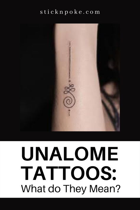 Unalome Symbol Tattoo, Boho Symbols And Meanings, Symbol Of Kindness Tattoo Ideas, Unbreakable Bond Tattoo Symbols, Unalome Meaning Symbols, Unalome Tattoo Female Design Meaning, Unalome Om Tattoo, Health Symbol Tattoo, Abundance Tattoo Symbols