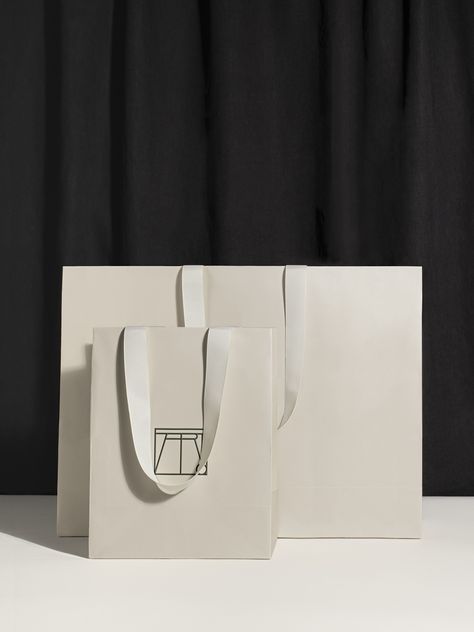 Atrio :: Behance E Commerce Website Design, Jeremiah Brent, Retail Bag, Paper Bag Design, Art Production, Interior Desig, Retail Bags, All Letters, Branding Design Packaging