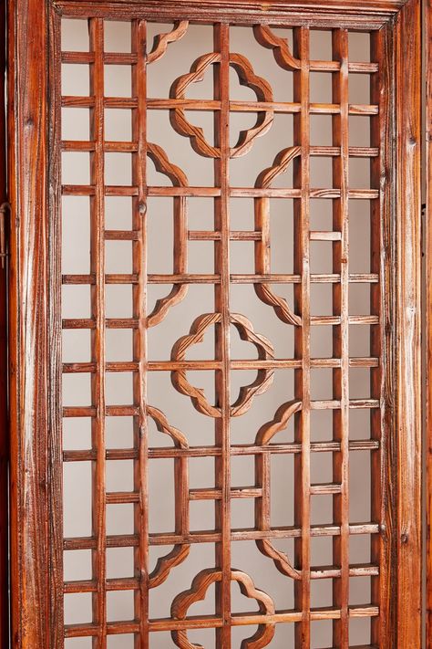 Chinese Door, Screens Room Dividers, Chinese Screen, Folding Screen Room Divider, Folding Screens, Chinese Style Design, Indochine Style, Wrought Iron Design, Modern Screens