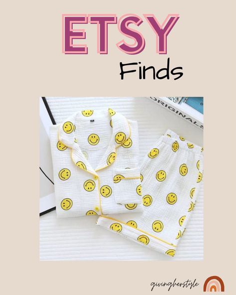 Smiley Face Cotton Pyjamas Adults … curated on LTK Smiley Face Pjs, Smiley Face Pajamas, Smiley Face Gifts, Teenage Girl Gifts, Cozy Gift, Cotton Pyjamas, Girls Pajamas, Kids Pajamas, Smiley Face