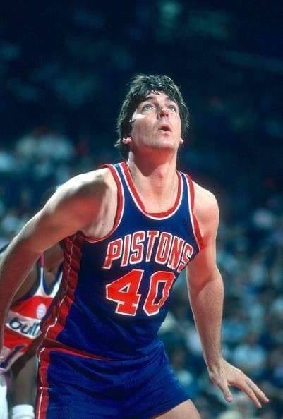 Bill Laimbeer who spent the majority of his career with the Detroit Pistons. he played a big part in the Pistons earning the nickname, the “Bad Boys" in the mid 1980s before helping them win back to back NBA championships. 2× NBA champion (1989, 1990) 4× NBA All-Star (1983–1985, 1987) Bad Boy Pistons, Bill Laimbeer, Bird Magic, Nba Logos, 90s Nba, Michigan Wolverines Football, Detroit Sports, Wolverines Football, Michigan Sports