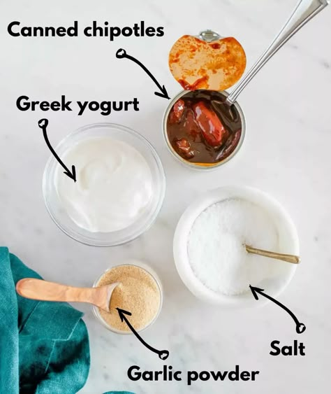 Sauce For Tacos, Greek Yogurt Breakfast, Chipotle Recipes, Greek Yogurt Sauce, Chipotle Dressing, Greek Yogurt Dressing, Real Food Diet, Breastfeeding Foods, Greek Yogurt Recipes