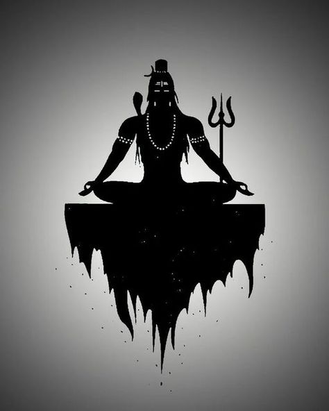 Bholenath Black And White, Shiva Lord Tattoo, Sivan Wallpaper Hd, Lord Shiva Black And White, Hanuman Hd Wallpaper, Shiva Tattoo Design, God Tattoos, Pictures Of Shiva, Om Namah Shivay