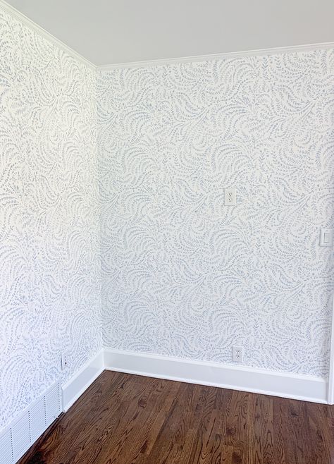 How to Update Wood Paneling | Cashmere & Jeans Wallpaper On Wood Paneling, Wallpaper Wood Paneling, Covering Wood Paneling Ideas, Wallpaper Over Wood Paneling, Update Wood Paneling, Wallpaper Over Paneling, Fabric Shutters, Cheap Paneling, Cover Wood Paneling