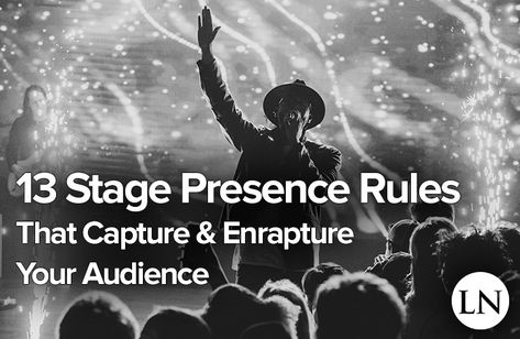 13 Stage Presence Rules That Capture & Enrapture Your Audience | LN Sound Guy, Stage Presence, Open Mic Night, Nothing Else Matters, Sound Stage, Band Rock, Guitar Solo, Fender Bass, Live Performance