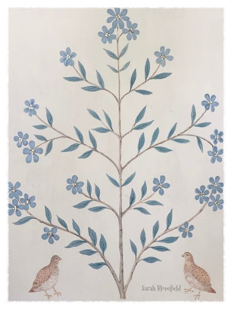 Scandinavian Painting, Folk Art Flowers, Folk Design, Scandinavian Wall, Scandinavian Folk Art, Hand Painted Walls, Hand Painted Furniture, Folk Art Painting, Painted Doors