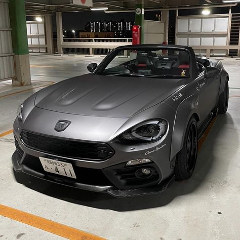 Abarth 124spider, Fiat Spider 124, Fiat 124 Spider Abarth, Fiat Spider, Types Of Spiders, Fiat 124 Spider, Fiat Abarth, Wide Body, First Car