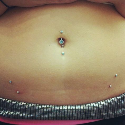 Hip Dermals Hip Surface Piercing, Hip Dermal Piercing Aesthetic, Lower Back Dermal Piercing, Hip Dermals, Hip Dermal Piercing, Double Belly Piercing, Back Dermal Piercing, Hip Piercings, Surface Piercing