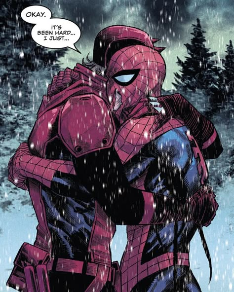 Tunnel Scene, The Man Without Fear, Spiderman Comic Art, Friendship Forever, Daredevil Comic, Deadpool X Spiderman, Daredevil Matt Murdock, Matt Murdock, Marvel Comics Superheroes