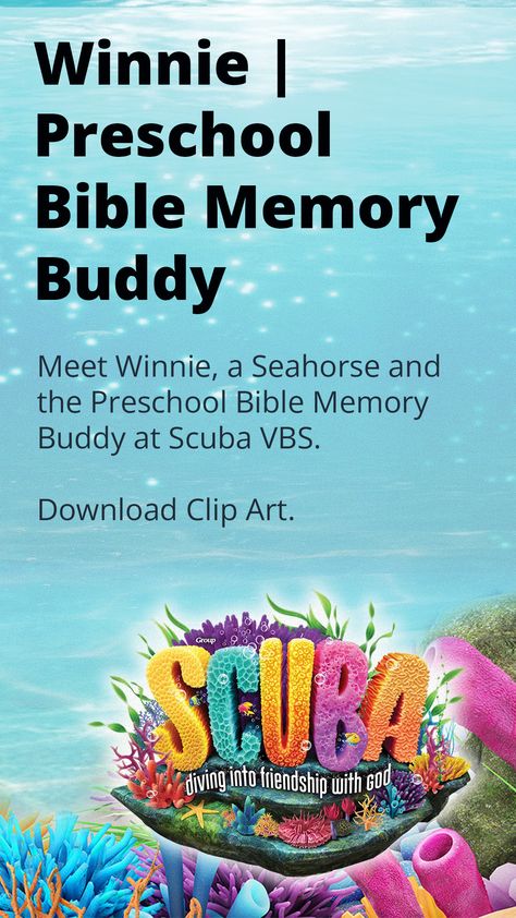 Meet Winnie, a Seahorse and the Preschool Bible Memory Buddy. Scuba Shop, Ocean Vbs, Imagination Station, Rock Videos, Preschool Bible, Ocean Decor, Core Values, Vacation Bible School, Preschool