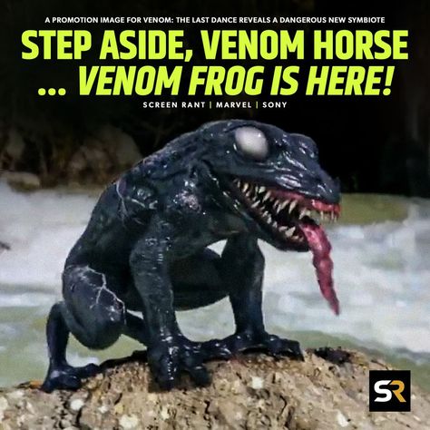 ICYMI: We already had #Venom Horse but now we have something far more deadly to watch out for in Marvel/Sony's The Last Dance movie...

VENOM FROG! 🐸🖤😱

Who wins? Knull vs. Venom Frog, you decide! 🤣 Venom Horse, Dance Movie, The Last Dance, Dance Movies, Last Dance, Venom, Minecraft, Marvel, Horses