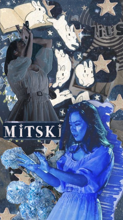 mitski !! - #mitski #mitskishuffle #mitskimusic #artist #music #musicartist #blue #stars #musiccollage Artist Music, Blue Stars, Stars, Music, Blue