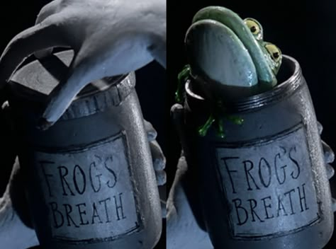 Frogs Breath Frogs Breath Jar, Frogs Breath, Nightmare Before Christmas Frogs Breath, Walmart Style, Nightmare Before Christmas Drawings, Halloween Potion Bottles, Halloween Movie Night, Diy Props, Halloween Potions