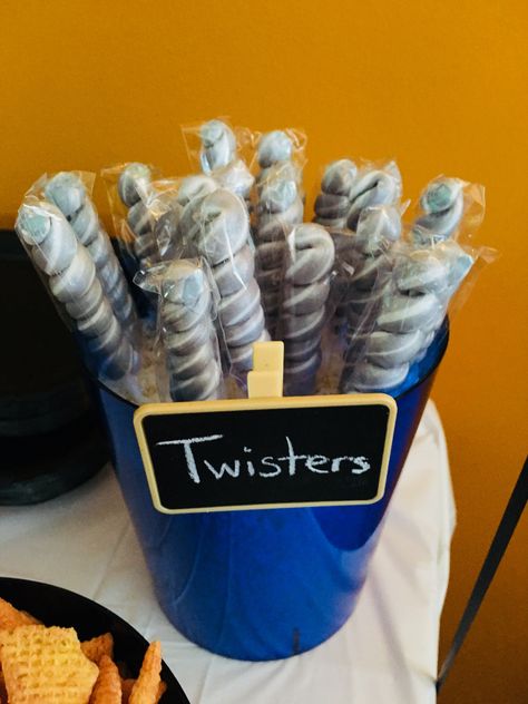 2 Nado Birthday Party, Twisters Birthday Party, Twister Themed Party Decorations, Tornado Themed Snacks, Two Nado Birthday Party Decorations, Three Nado Birthday, Weather Themed Party, 4nado Birthday, Tornado Party Favors