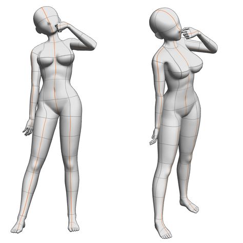 Pose showing teeth - CLIP STUDIO ASSETS Showing Teeth Pose, Female Drawing Poses, Teeth Clip, 3d Pose, Female Drawing, Drawing And Painting, Female Anatomy, Clip Studio Paint, Body Reference