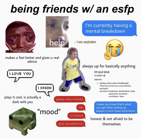 Esfp Core Aesthetic, Esfp Personality Characters, Esfp Personality Aesthetic, Esfp Core, Esfp Aesthetic, Mbti Core, Esfp Personality, Mbti Istj, Best Friend Bucket List