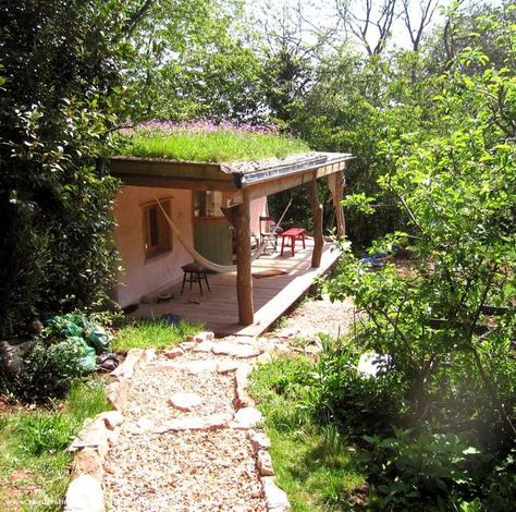 Wildflower Roof, Turf Roof, Green Roof Garden, Green Roof House, Grass Roof, Shed Of The Year, House Green, Green Roofs, Meadow Garden