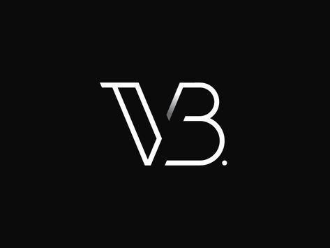 VB Monogram by Dan Ostafi | Dribbble | Dribbble Hnm H&m Logo, Logo Initials Design, V Logo Design, N Logo Design, Monogram Logos, Lettermark Logos, Logo Design Set, 4 Tattoo, Flat Logo