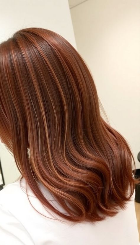 26 Brown Cinnamon Hair Color Ideas » DreamingFY Cinnamon Hair Color With Highlights, Brown Orange Hair, Brown Cinnamon Hair, Brown Cinnamon Hair Color, Light Auburn Brown, Cinnamon Brown Hair Color, Cinnamon Hair Color, Cinnamon Balayage, Cinnamon Brown Hair