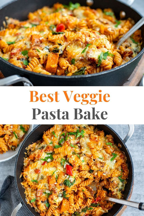 Baked Vegetarian Pasta Recipes, Vegetarian Pasta Bake, Veggie Pasta Bake, Mushroom Pasta Bake, Pasta Bake Vegetarian, Vegetable Pasta Bake, Pasta Bake Recipe, Clean Dinners, Veggie Bowls