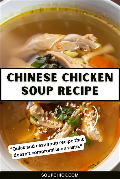 Chinese Chicken Soup Recipe - A Delightful Feast Japanese Chicken Soup, Chinese Soups Traditional, Chinese Chicken Soup Recipes, Asian Chicken Soup Recipes, Chinese Chicken Soup, Asian Chicken Soup, Chicken Gumbo Soup, Chinese Style Chicken, Chinese Soups