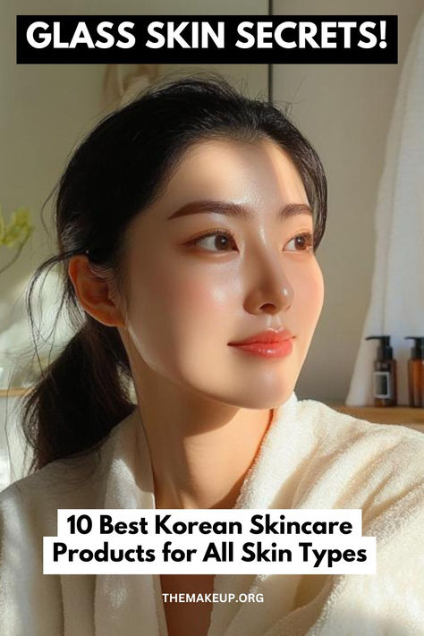 Best Korean Skincare Products You Need to Try! 🌸 Hydrated Skin Aesthetic, Korean Glass Skin Products, Korean Skincare Routine For Dry Skin, Korean Glass Skin Routine, Kbeauty Korean Skincare, Best Korean Skincare Products, Best Korean Skincare, Korean Skincare Products, Korean Glass Skin