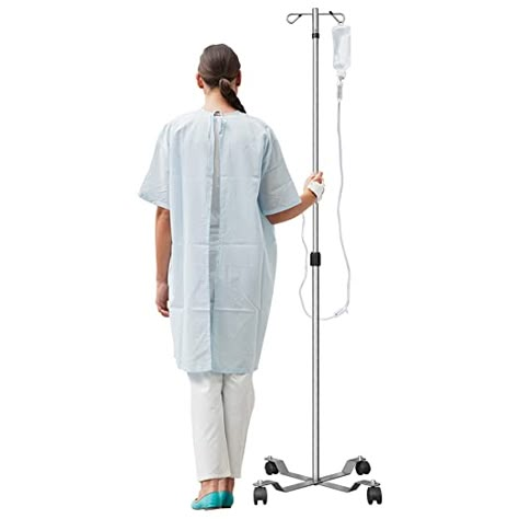 Amazon.com: IV Pole with Wheels Medical Portable IV Stand Pole with 2 Hook & 4 Caster, IV Bag Stand with Removable IV Bag Holder, 47" to 85" Adjustable Height Pole, Steel Base : Industrial & Scientific Iv Hospital, Iv Pole, A Monster Calls, Iv Bag, Big Wall Clocks, Minimalist Clocks, Personalized Clocks, Iv Fluids, Farmhouse Wall Clock