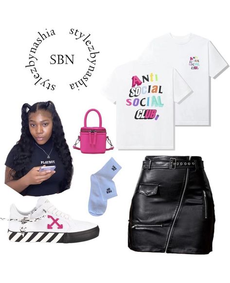 Sneaker Baddie Outfit, Off White Outfit Ideas, Off White Dunks Outfit, Off White Outfits, Off White Outfit, Dope Swag Outfits, Teen Swag Outfits, Cute Birthday Outfits, Fasion Outfits