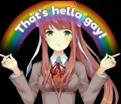 Monika Ddlc Memes, Ddlc Memes Funny, Natsuri Ddlc, Yuri Ddlc Pfp, Ddlc Funny, Ddlc Pfp, Ddlc Icon, Ddlc Memes, Ddlc Yuri