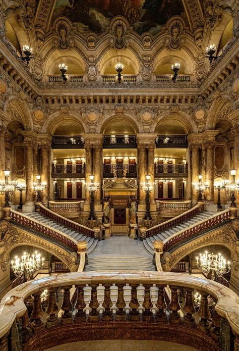 Opera House Aesthetic, European Photography, Opera Garnier Paris, Opera Paris, Storm And Silence, Theatre Hall, Fashion Writer, Architecture Baroque, Dream House Aesthetic