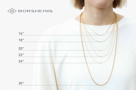 We’ve designed this guide to help you choose the right necklace length so you get the fit and overall look that you want. Necklace Length Chart, Wave Pendant, Bead Pendant Necklace, Jewelry Ocean, Lampwork Necklace, Necklace Length Guide, Handwriting Necklace, 20 Inch Necklace, Beach Wave