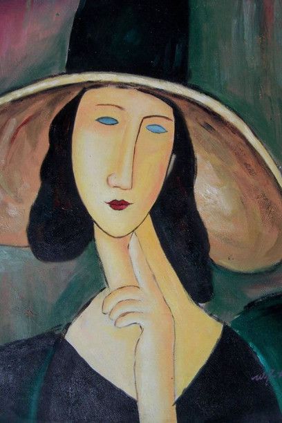 Amedeo Modigliani, Jeanne Hébuterne Modigliani Portraits, Modigliani Art, Modigliani Paintings, Amedeo Modigliani, Italian Painters, Figurative Artists, Paul Gauguin, Art Et Illustration, Art And Illustration